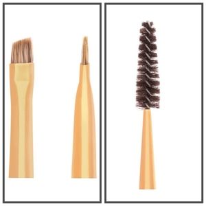 Chikuhodo fude eyebrow brushes GSN-14 spoolie and GSN-13 eyebrow brush